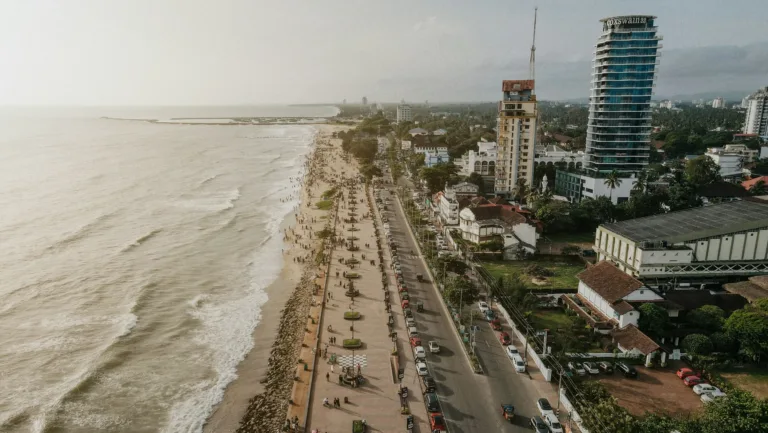Kozhikode Beach view during sunset in Kerala